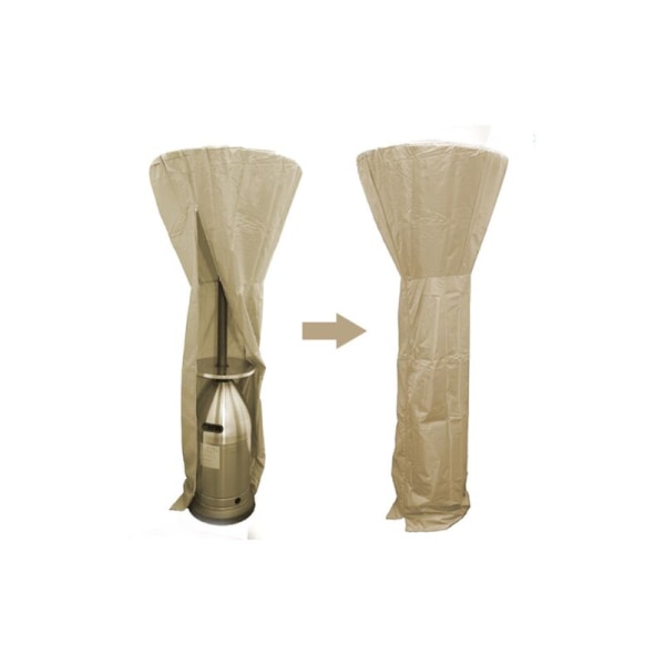 210D cover, vattentät utomhusvärmarskydd Cover för altanvärmare, （beige）221*85*48cm,