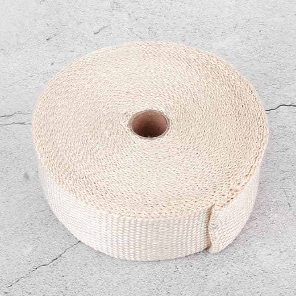 Fiberglass Eksosmanifold Rør Varmeisolasjon Wrap Lys Gul 5cm x 15m