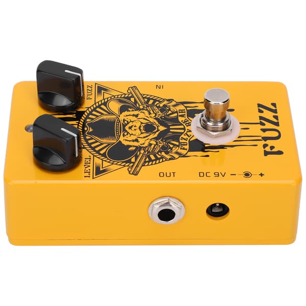Fuzzy Bear Elgitarr Fuzz Effektpedal Instrumenttillbehör med Helt Metallskal