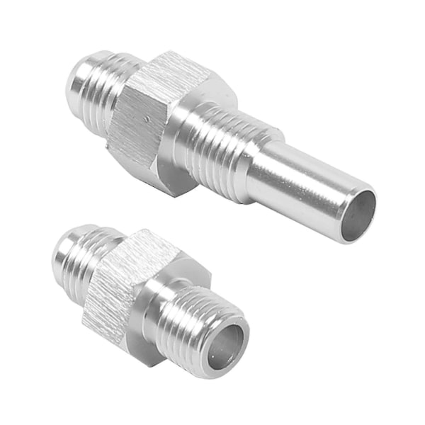 En lang en kort 1stk 4l80e gearkasseadapter fitting 6an flare 6 an 4l80e adapter til biler