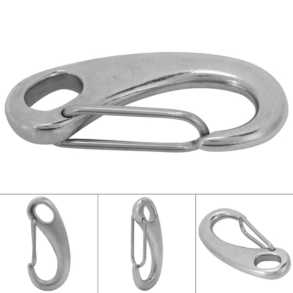 Rostfritt stål 50mm Snap Hook Dykningstillbehör Bultsats