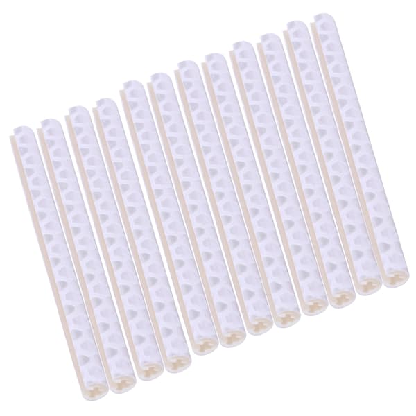 12 stk Sykkelhjul eikerefleksstripe Terrengsykkel eiker reflekterende deksel Rør Hvit