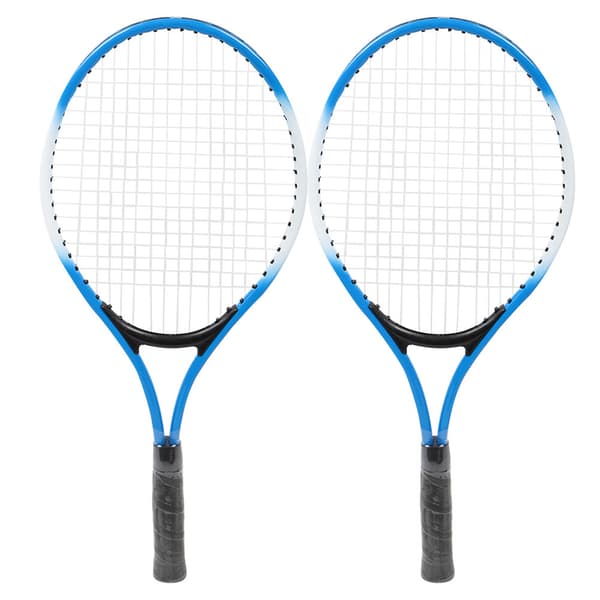 Tennisracket-sæt til begyndere til børn - Inkluderer bold og bæretaske (blå)