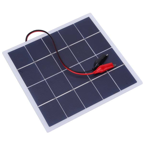 4W 5V Polykristallint Kisel DIY Solpanel Lättvikt Enkel Att Bära 172x175x2MM