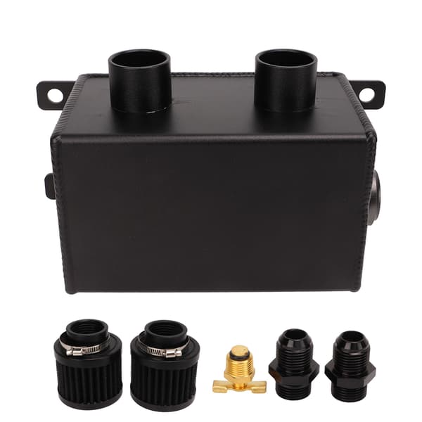 1200 ml Twin Baffle Dual Filter Oljeoppsamler Kit