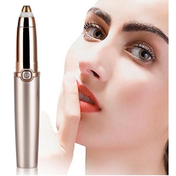 Genopladelig øjenbrynsfjerner smertefri rose gold