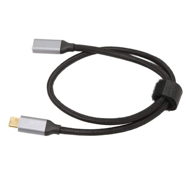 USB C Forlængerkabel 10Gbps Data Synkronisering 100W PD 4K 60Hz Video E Marker Chip 0.5m
