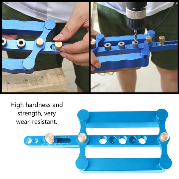Trebearbeiding Doweling Jig Borreguide Kit