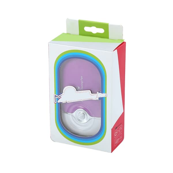 Bærbar USB Mini Ventilator Hurtigtørrende Eyelash Lim Værktøj Lilla