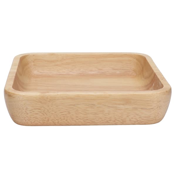 Fyrkantig Träskål 18cm 7.1in Restaurangservis