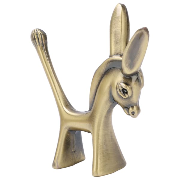 Æsel Ringholder Æsel Figur Holdbar Zinklegering Retro Stil Sikker Ring Organizer Til Ringe Smykker