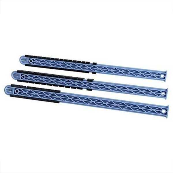 3 stk. Oppbevaringsstativ Skinneholdere Drive Veggkontakt Oppbevaringsstativ Organisering Drive Montert Sokkel Divider Rails Skuff 1/4
