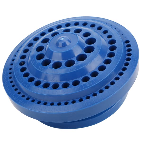 Multifunksjonell Boreboks Verktøyoppbevaringspose Rund Form Bor Multi Hull DIY Plastboks