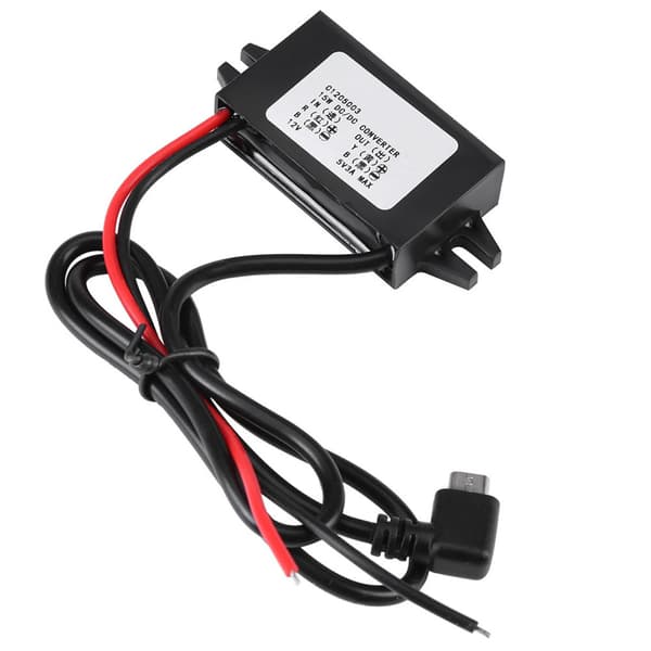 12V til 5V 3A Micro USB Bilstrømadapter Oplader