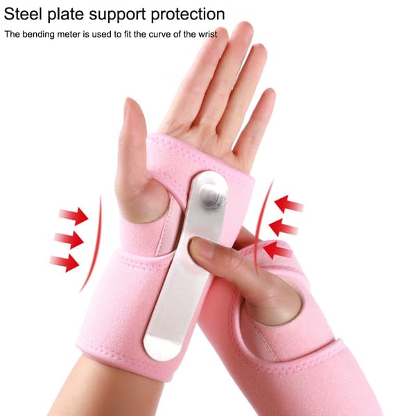 Justerbart Andningsbart Handledsstöd Karpaltunnelsyndrom Lindring 2-pack