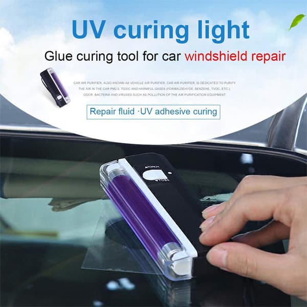 Auto Glas Forrude UV Hærde Lampe Ultraviolet Sort Lys
