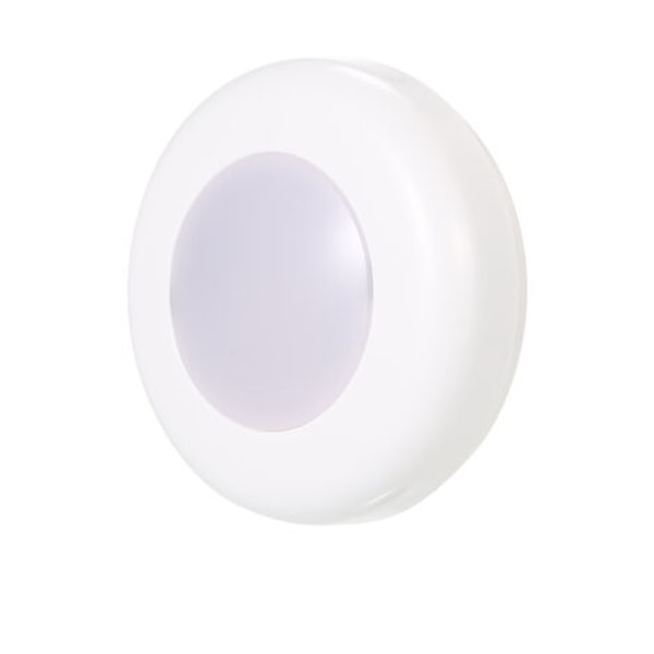 Pyöreä LED-kaappivalo kaukosäätimellä himmennettävä ajastin, 6-osainen set