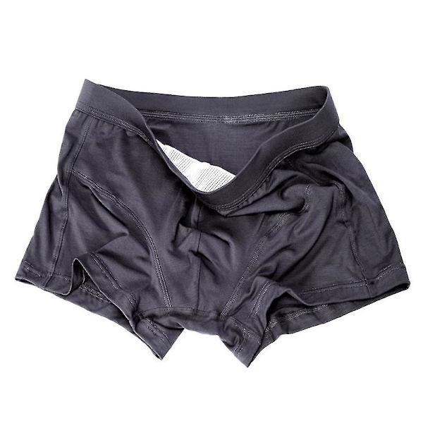 Miesten Modal Boxer Alushousut Stretch Boxers Alushousut Dark Grey M