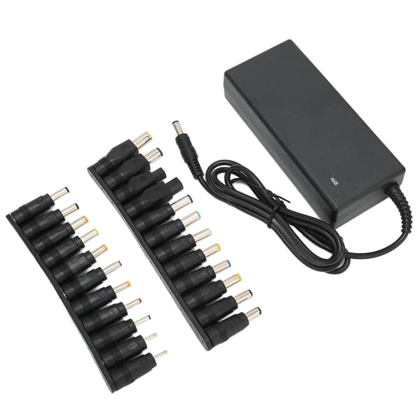 90W Universal bärbar dator strömadapter EU-kontakt med 23 DC-spetsar