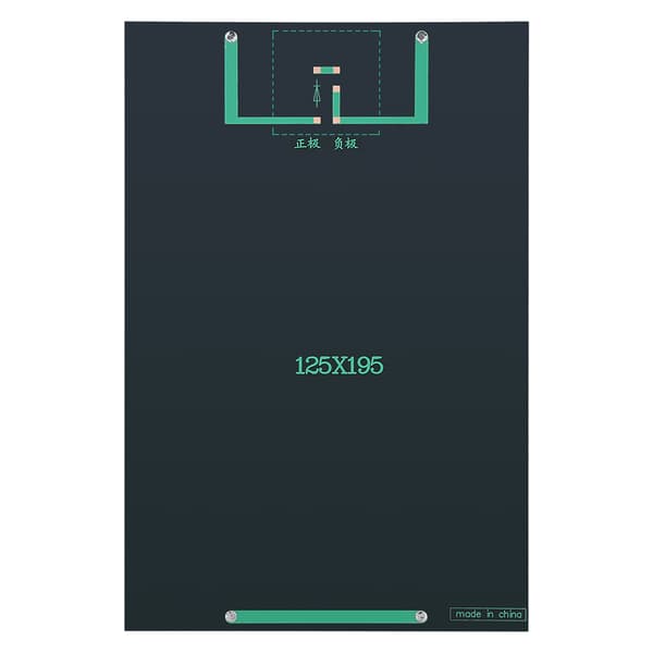 Mini 3W 9V Solcellepanel DIY Solcellelys Telefon Batterilader