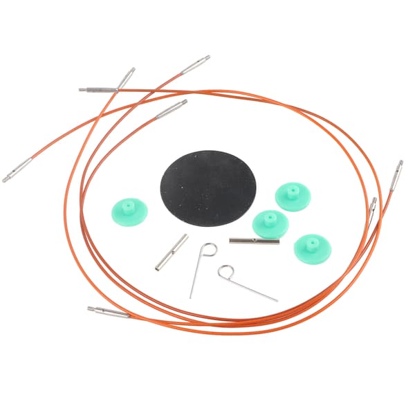 Karbonisert bambus utskiftbare pinner Sett - Aluminium Rundt Sticking Ring Sett