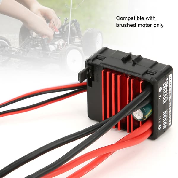 60A Børstet Motor 540 ESC Elektrisk Hastighetskontroller RC Reservedeler