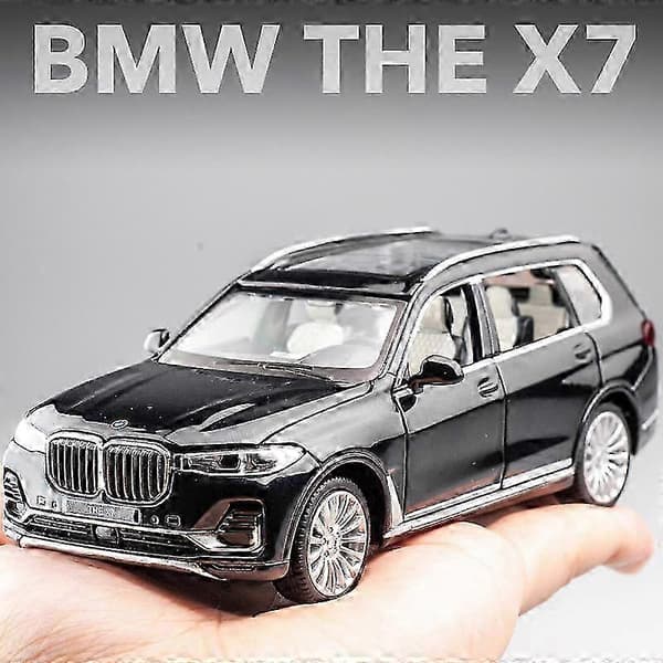 1:32 X7 SUV Legeringsmodelbil Legetøj Trykstøbt Træk Tilbage Lyd og Lys Billegetøj Til Børn Køretøjslegetøjsbiler