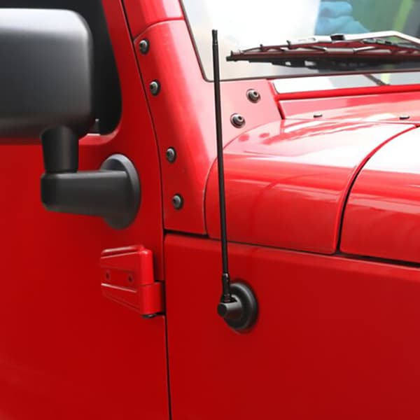 13in Sort Bilradioantenne Udskiftning til Jeep Wrangler 2007 2017