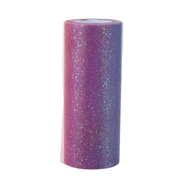 Regnbågsglittertyll Lång Flexibel Bröllopsfest Glittrande Dekoration