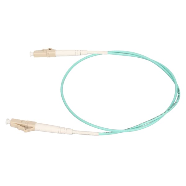 OM3 LC til LC Simplex Multimode Fiber Optisk Patchkabel 0.5M for SFP Transceivere Ethernet Brytere