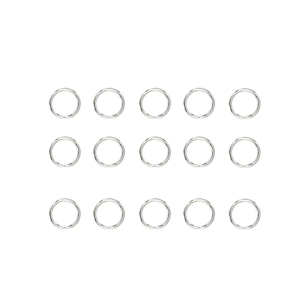 200 stk Nøgleringe Diy Rustfrit Stål Split Ringe Smykker Circle Nøgleringe Ringe Til Nøglering Crafts Halskæde