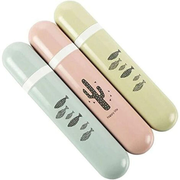 3 Pack PP muovinen matkahammasharjan säilytyslaatikko, pölytiivis, antibakteerinen, hammasharjoille, syömäpuikot, paperitavarat