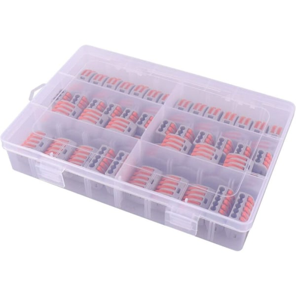 PTC Set Box 60 stk Quick Wire Connector Elektrisk kontakt for kontrollspak Combo Set