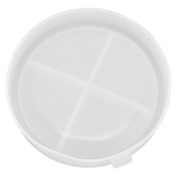 Silikonform DIY Rund Plate Dryppform Oppbevaringsboks Borddekning