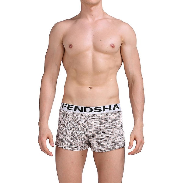 Miesten print Seksikäs alushousut avotasku Boxer Alushousut