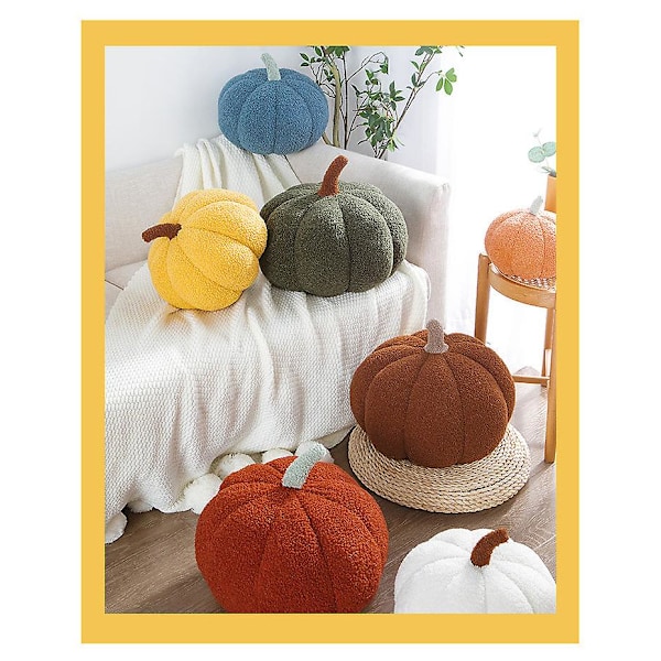 Pumpkin Pehmolelu Halloween Decor Tyyny Lahja Orange 28cm