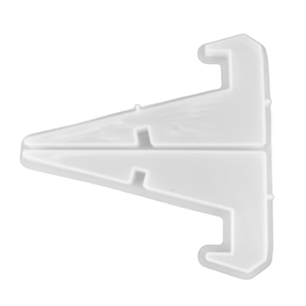 Silikoneform DIY Fleksibel Elastisk Telefon Tablet Ur Harpiks Plade Display Stand