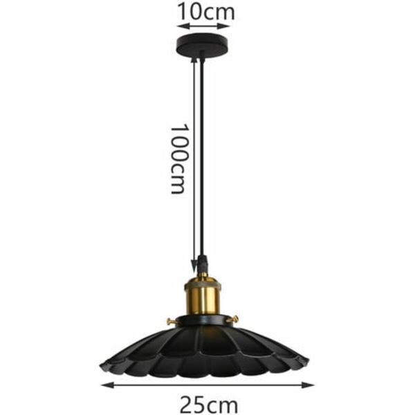 PCS Ljuskrona Pendellampa Retro Industriell E27 Modernt sovrum Kök Vardagsrum Pendellampa Smidesjärn -