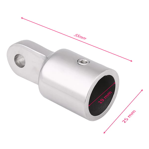 3/4 tommer 19 mm rustfrit stål øjeende båd Bimini top hætte monteringshardware