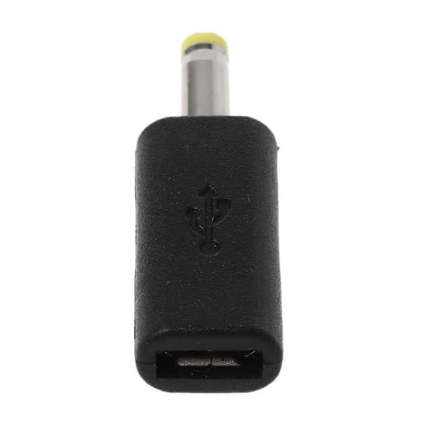 Micro USB hunn til DC 4.0x1.7mm hannplugg Jack-omformeradapter for lading og mer Andra