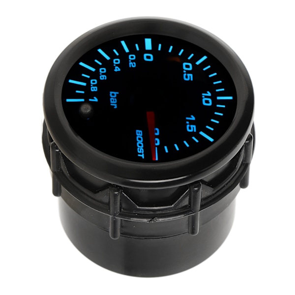 2in 52mm Turbo Boost Måler med 7 Farve LED Baggrundslys Sensor Pointer Universal til Benzin Modificerede Biler