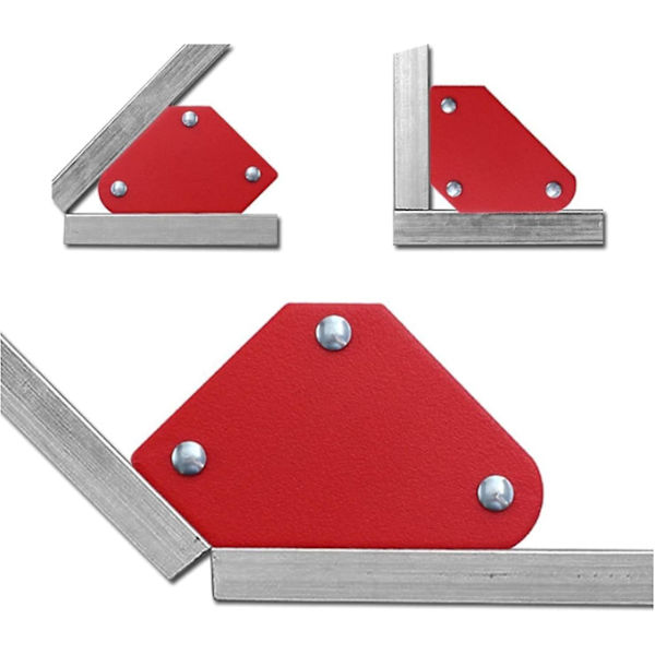 Magnetisk positioner, magnetsvejsevinkel 45 90 135, kraft 9 lbs/4 kg, pakke med 4