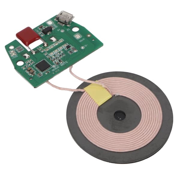 QI Trådløs Lademodul Hurtiglading Micro USB-port DIY Lader PCBA Kretskort