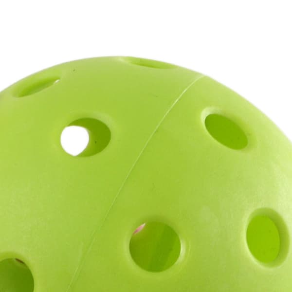 Høy Elastisitet PE Plast Pickleballs 12 stk 74mm 40 Hull Grønn