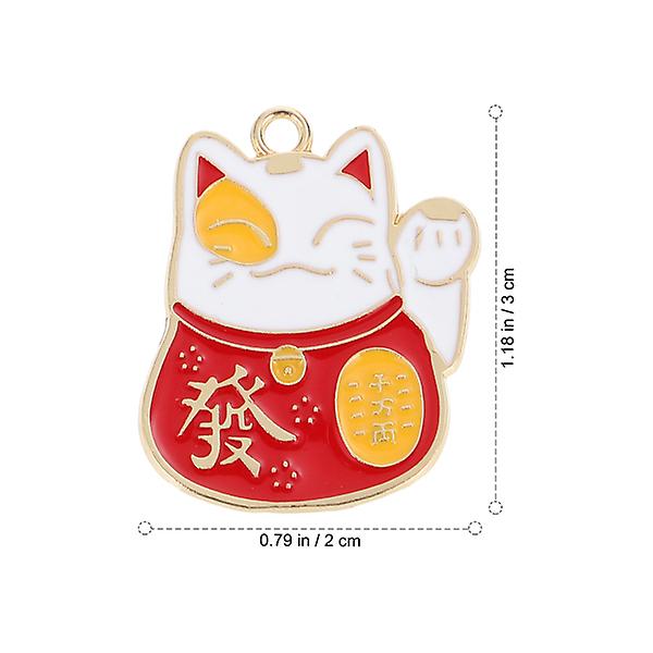20st Cat Pendant Diy Berlocker Handgjorda tillbehör för smycketillverkning Craft Diy