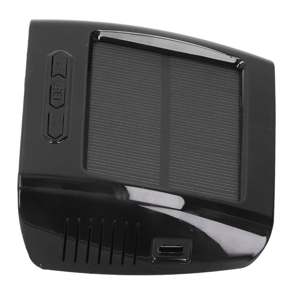 Solcellsdriven USB-däcktrycksövervakningssystem TPMS 4 sensorer LCD-display temperaturdetektering mittkonsolmonterad