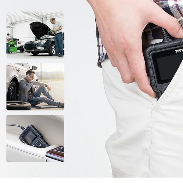 OBD2 Scanner Universal Bilmotor Kodeaflæser LCD-skærm Multifunktion Høj Effektivitet