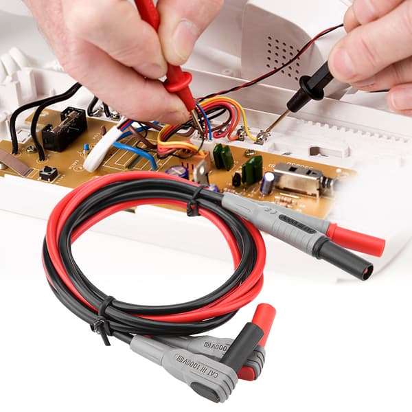 Multimeter-sondtestledningssett - 24 stk, P1300E, multifunksjonell, utskiftbar