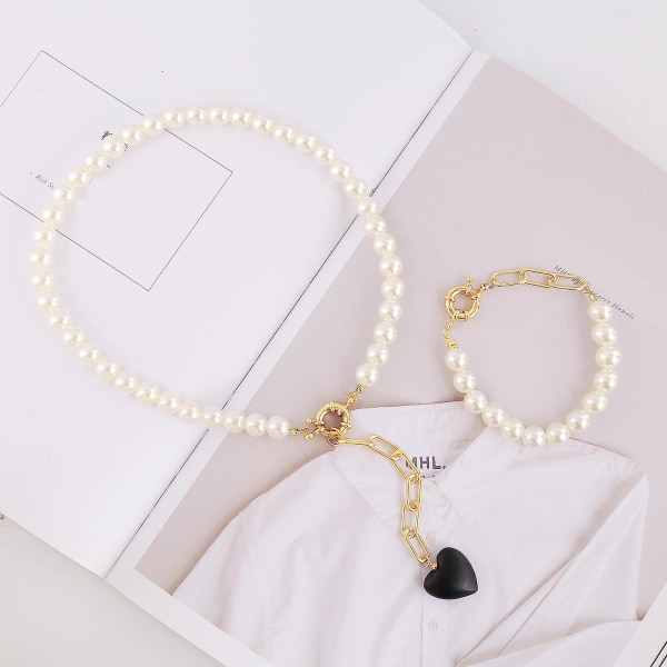 Armbånd Pearl Fashion smykker B2451 S2003-02