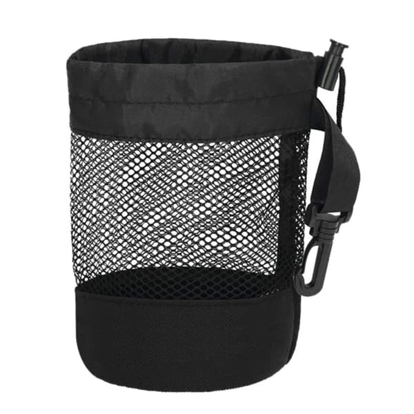 Nylon Mesh Boldpose med Snøre, Opbevaringspose, Holder, Tilbehør
